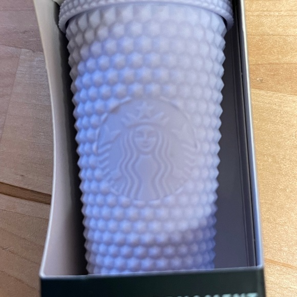 New with Tags Starbucks Cold Cup 2021 Ornament Keychain Matte Purple - Picture 3 of 6